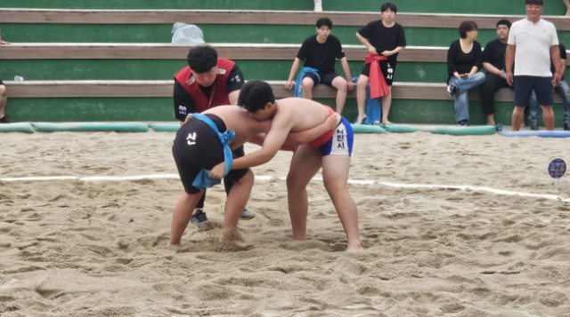 「경남 씨름 최강자 가린다」… 349명 고성서「샅바 전쟁」